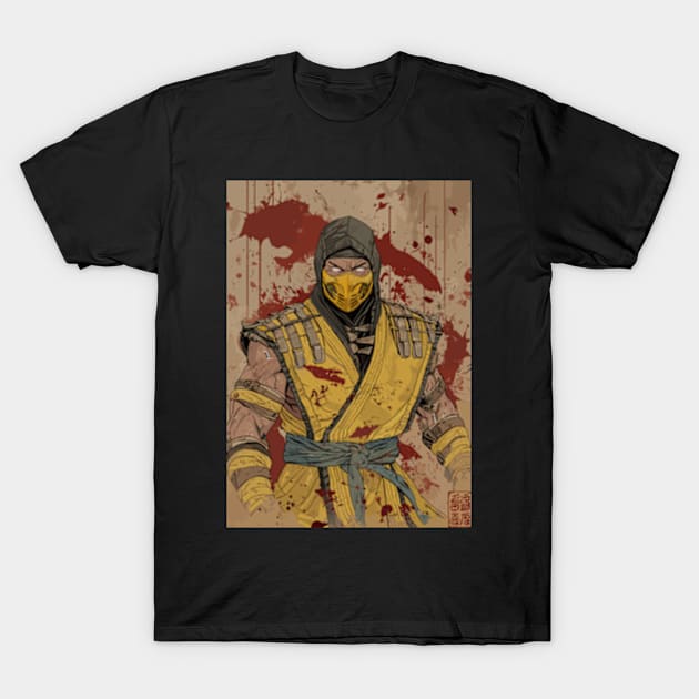 Scorpion Mortal Kombat T-Shirt by peculiarbutcute